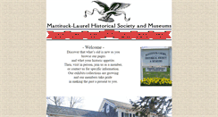 Desktop Screenshot of mlhistoricalsociety.org